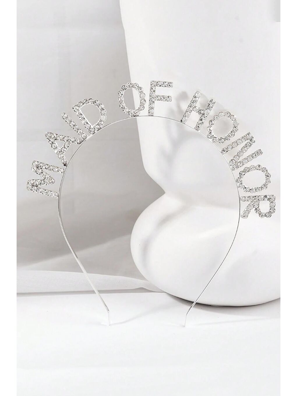 Sarı Maid Of Honour Baş Nedime Kristal Taşlı Parti Tacı-1