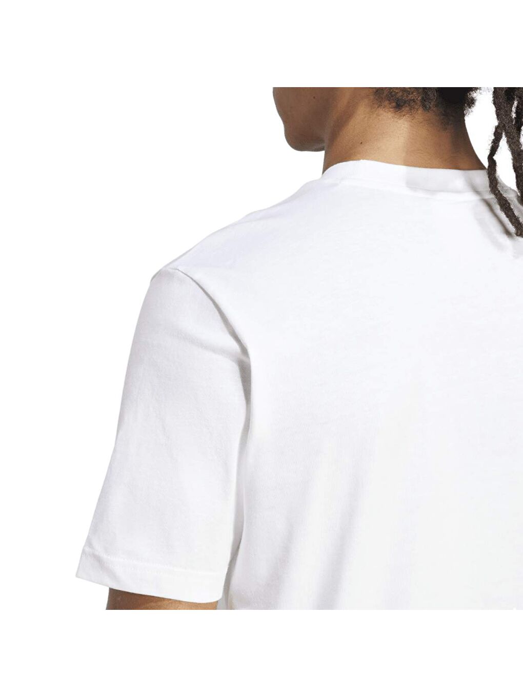 Small Logo Sj Erkek Beyaz Yuvarlak Yaka Tişört-2