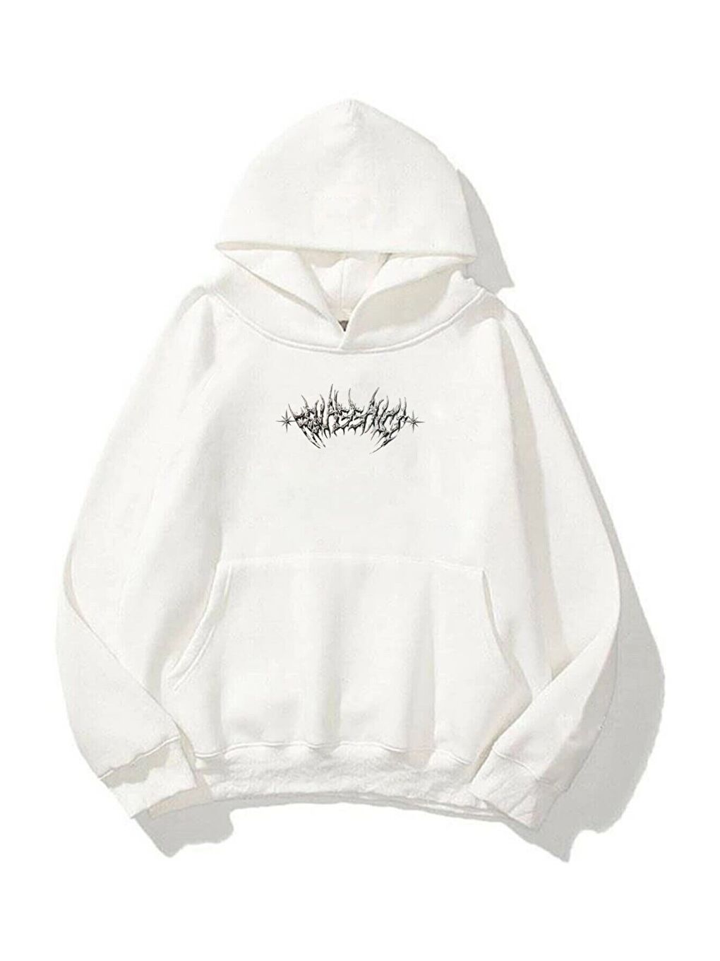 Unisex Beyaz Angel Sweatshirt-1