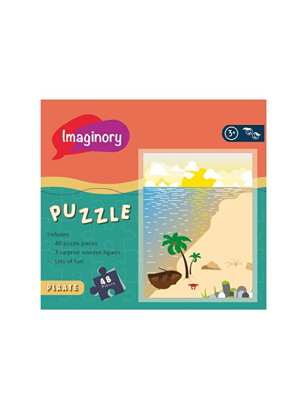 Alice and Grace Karışık Imaginory Figürlü Puzzle - Korsan - 3