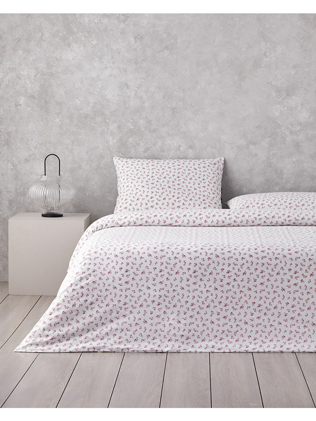 Wildflower Dream Pamuklu Çift Kişilik Nevresim Seti 200x220 cm Pembe