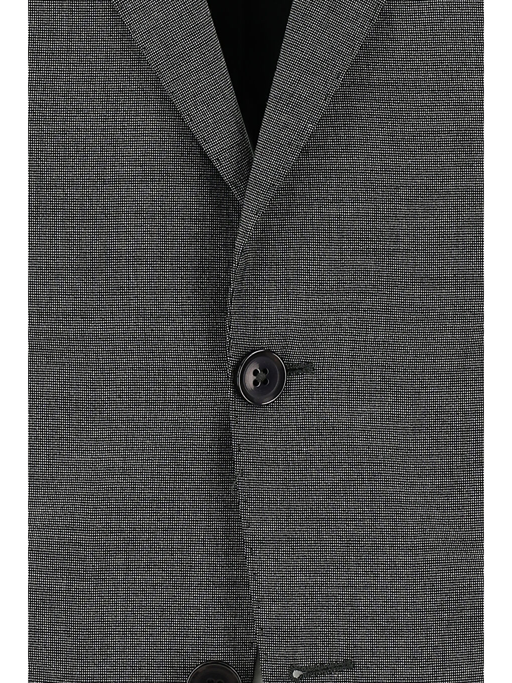 Antrasit Slim Fit Dar Kesim Beli Lastikli İpli Desenli Takım Elbise-3