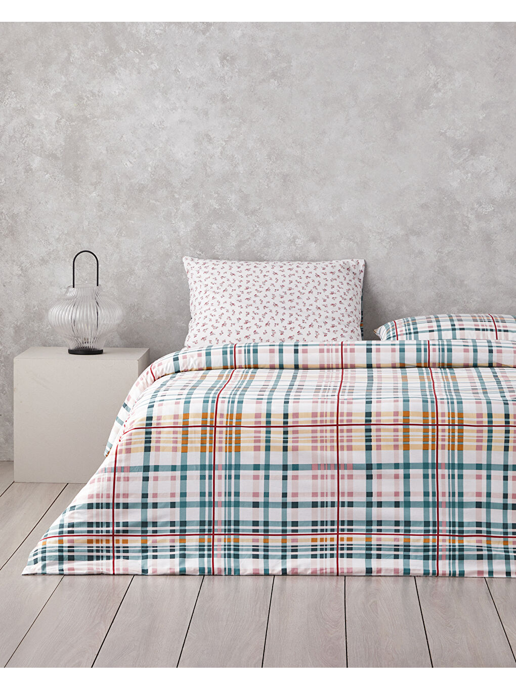 Wildflower Dream Pamuklu Çift Kişilik Nevresim Seti 200x220 cm Pembe-1