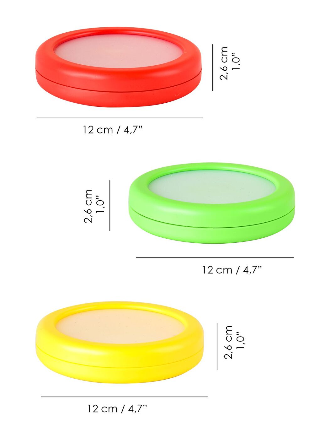 Karışık 3'lü Gıda Koruyucu Saklama Kabı Tazeliği Koruyan Buzdolabı İçi Meyve Sebze Domates Soğan Limon Kabı-6