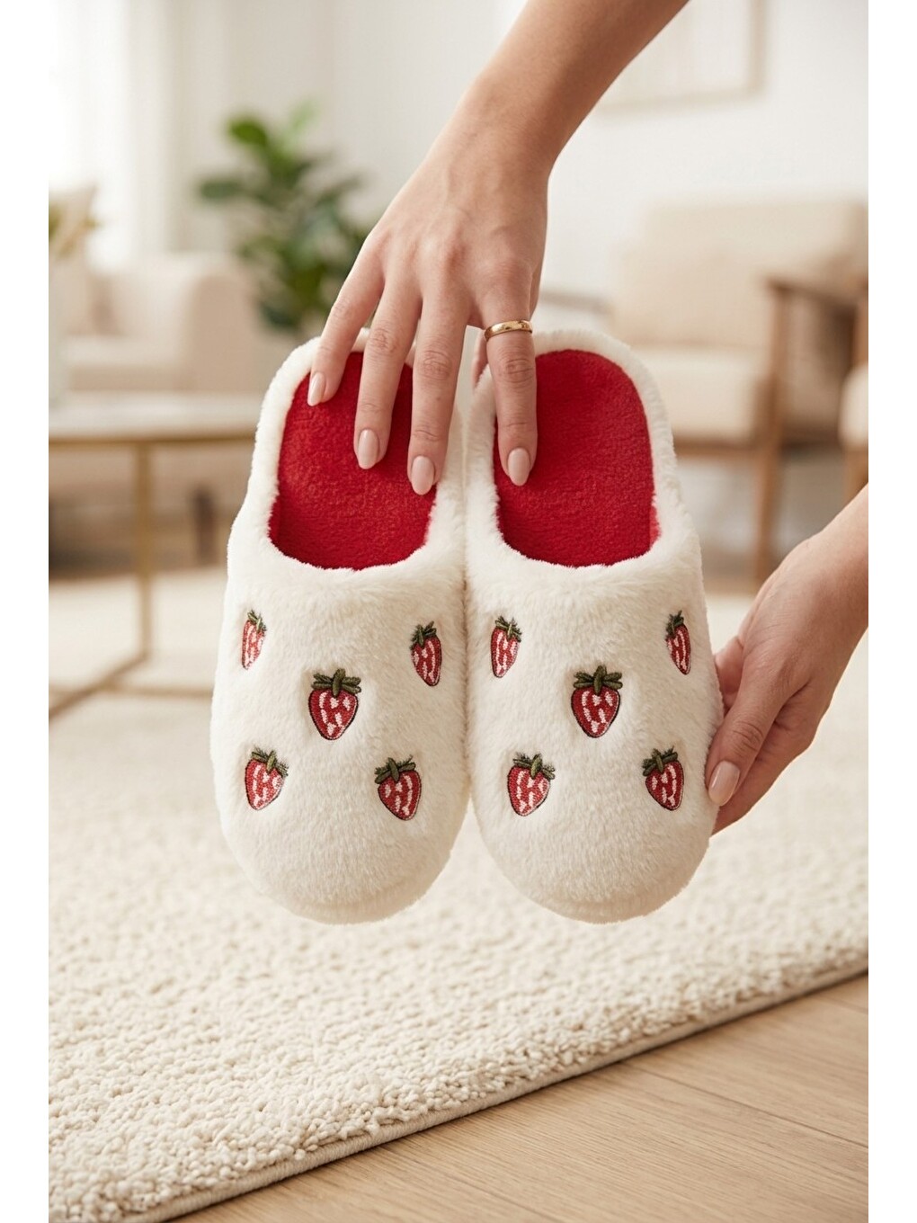 Karışık 3'lu Paket Lovely Terlik Ev Terligi Ses Yapmayan Taban Yumusak Rahat Terlik-5