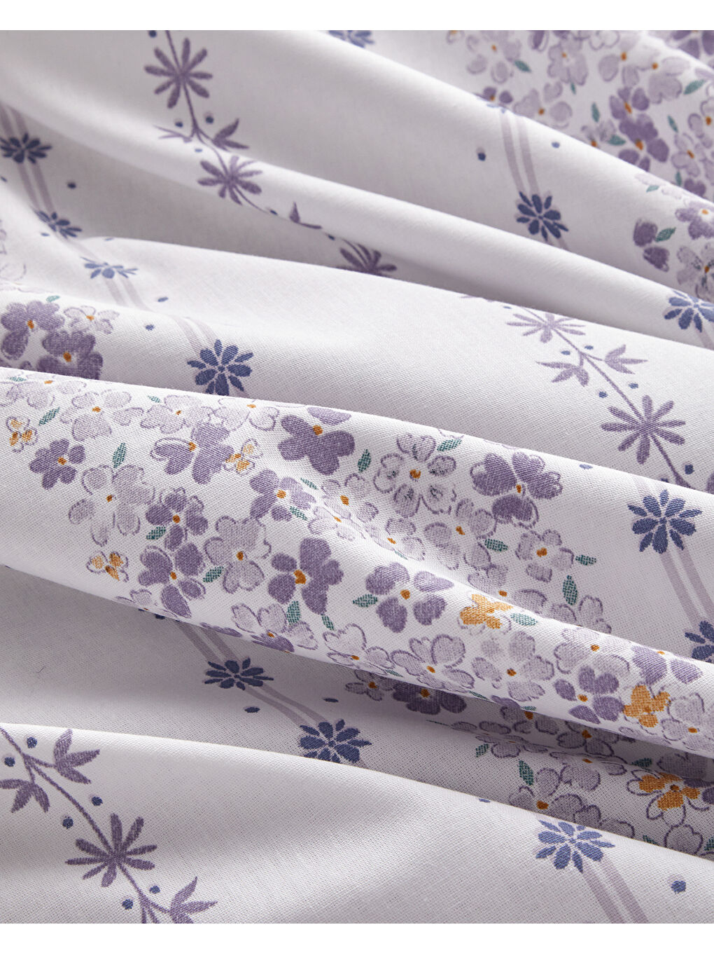 Minibloss Pamuklu Çift Kişilik Nevresim Seti 200x220 cm Lila-4