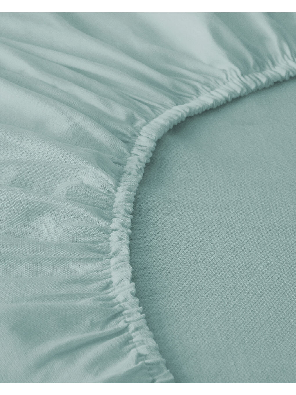 Novella Premium Soft Pamuk Tek Kişilik Lastikli Çarşaf 100x200 cm Açık Mavi-2
