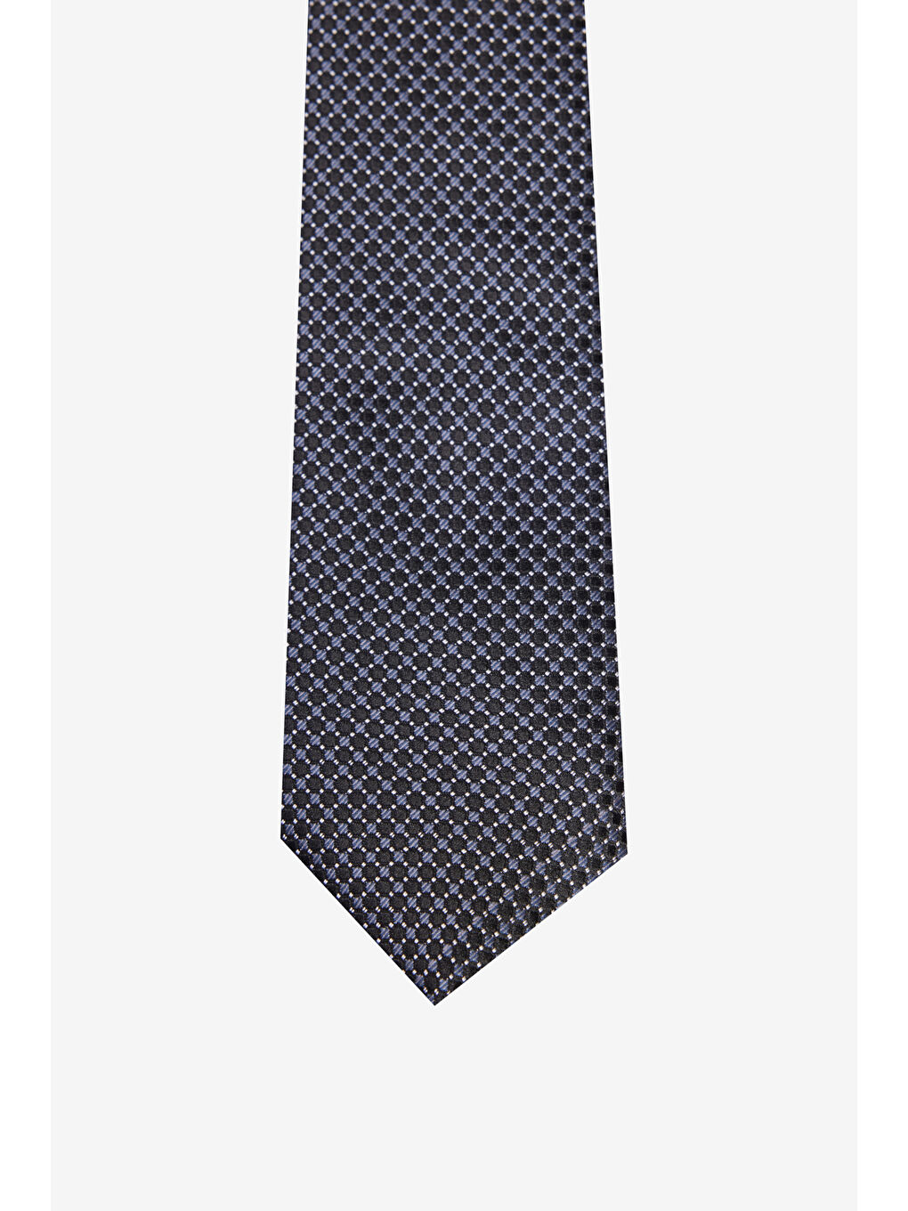 Erkek Siyah-Gri Desenli Kravat-1