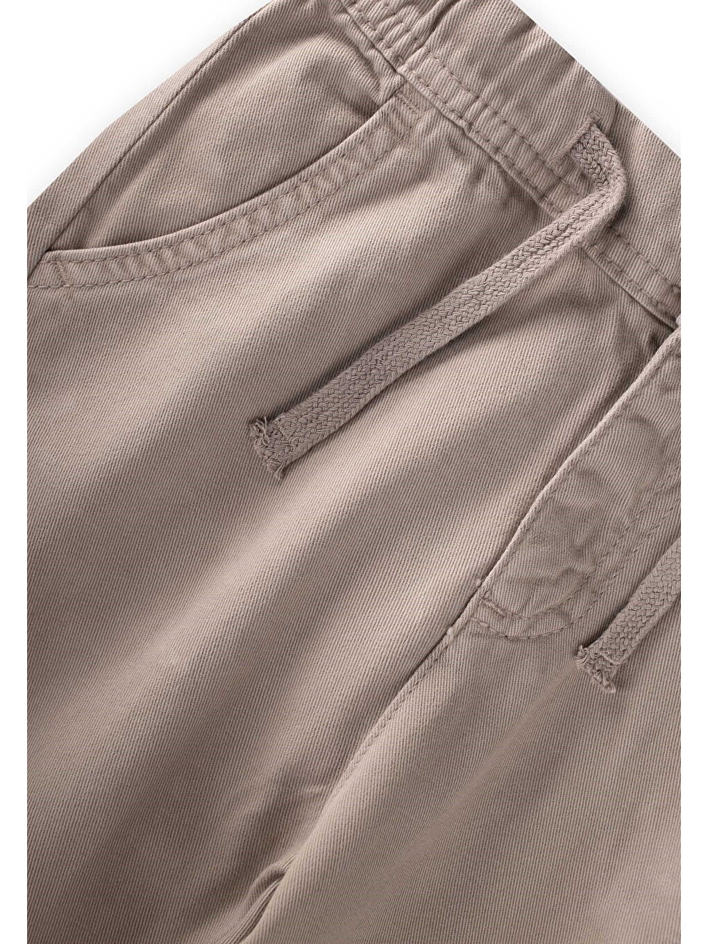 Bej Gabardin Pantolon 2-12 Yaş Vizon-2