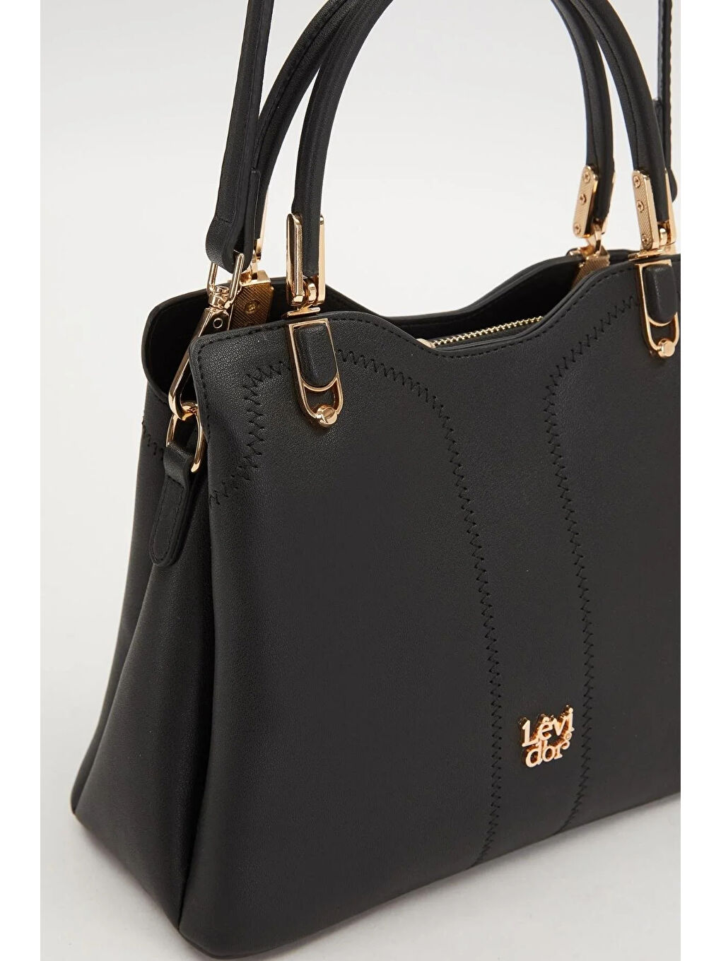 Siyah Kadın El ve Omuz Çantası 930203-2