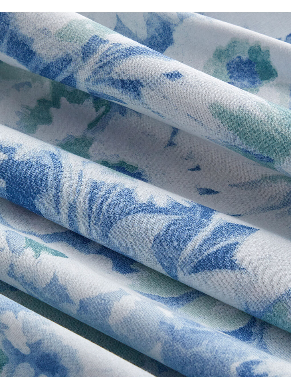 Chaotic Garden Pamuklu Çift Kişilik Nevresim Seti 200x220 cm Mavi - Yeşil-4