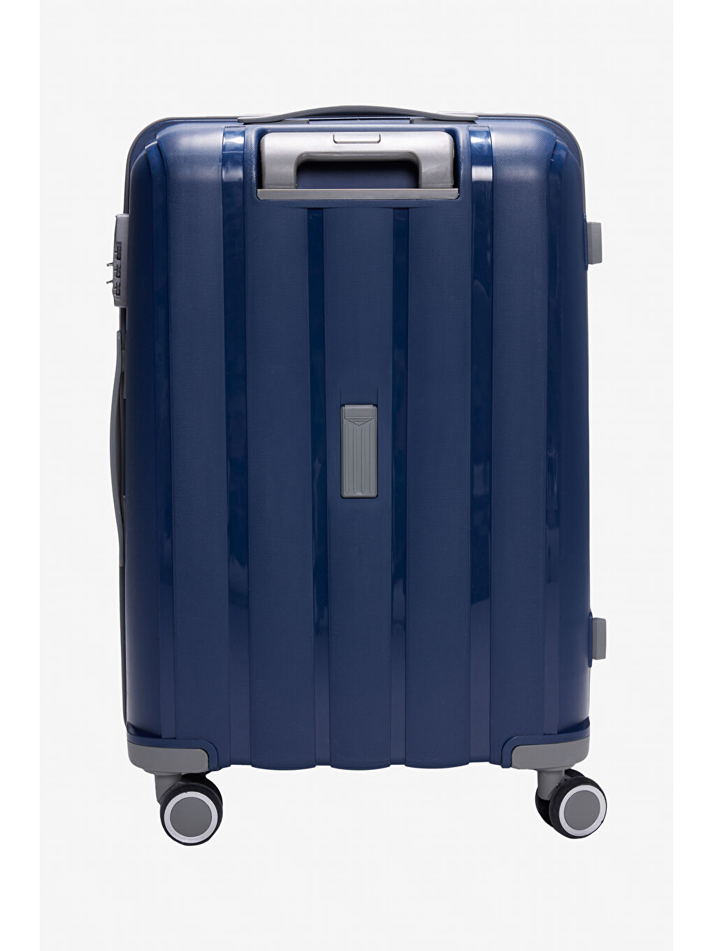 Erkek Lacivert Orta Boy Valiz-4