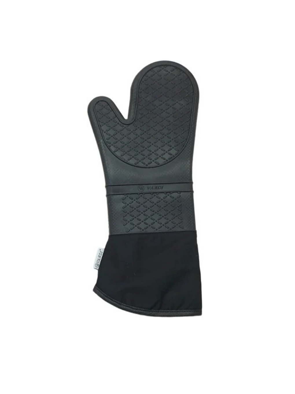 2'li Set Beyaz 45x65 Cm Silikon Hamur Açma Matı Ve Gri Silikon Yanmaz Mutfak Fırın Eldiveni-3