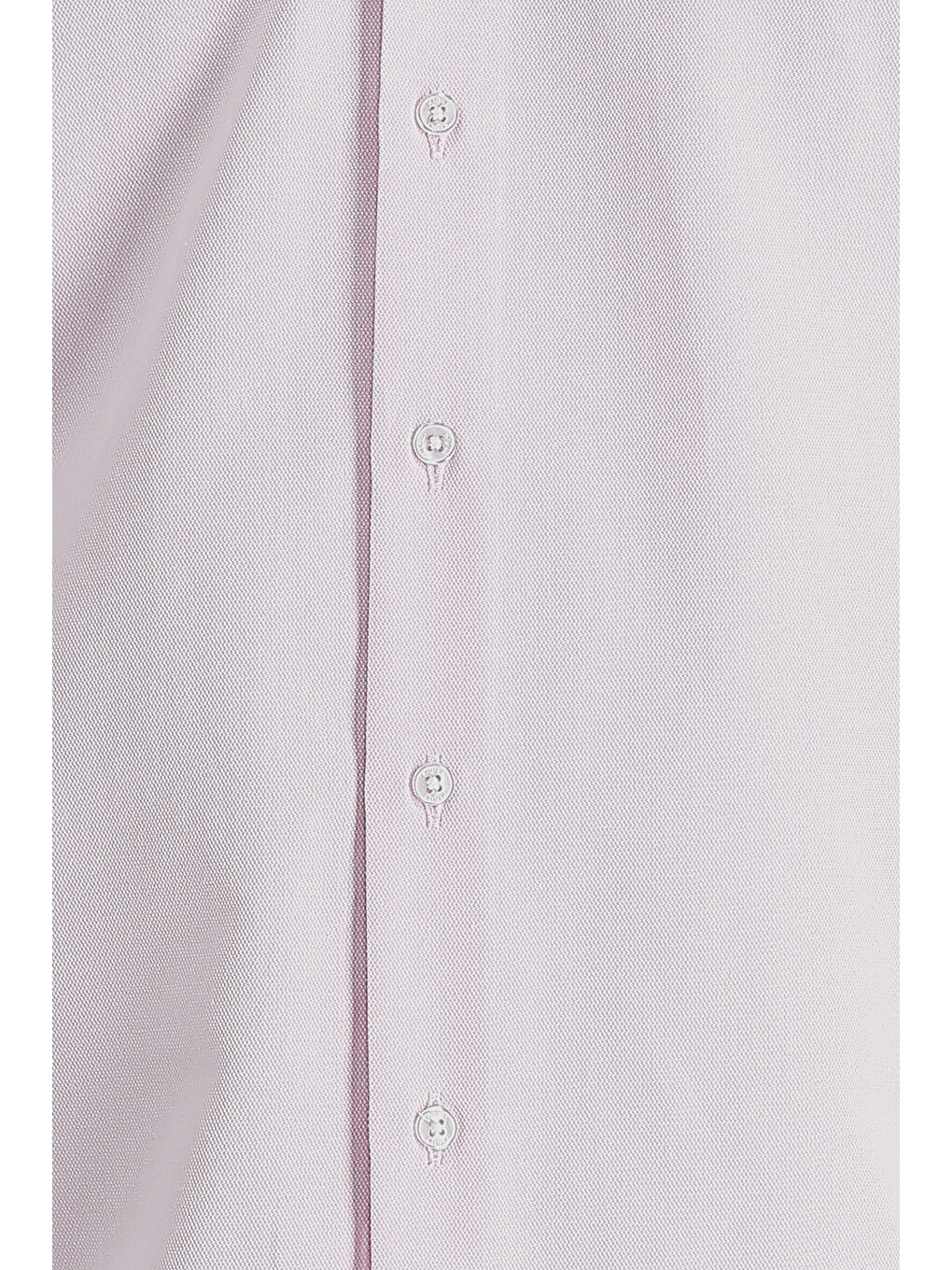 Pembe Uzun Kol Slim Fit Dar Kesim Klasik Desenli Pamuklu Kolay Ütülenebilir Gömlek-2