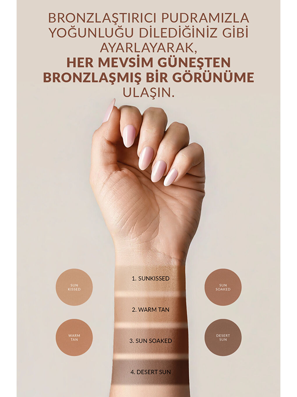 Ultra Colour Pudra Bronzlaştırıcı Warm Tan-3