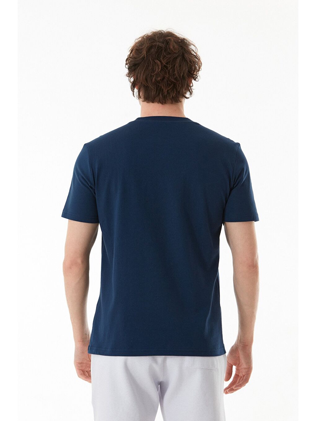 İndigo Basic Bisiklet Yaka Tişört-3