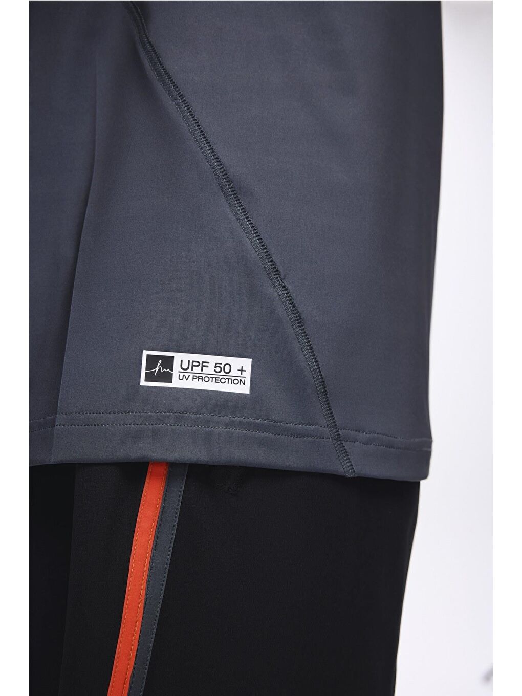 Active Erkek Gri Spor Tişört 5030-4