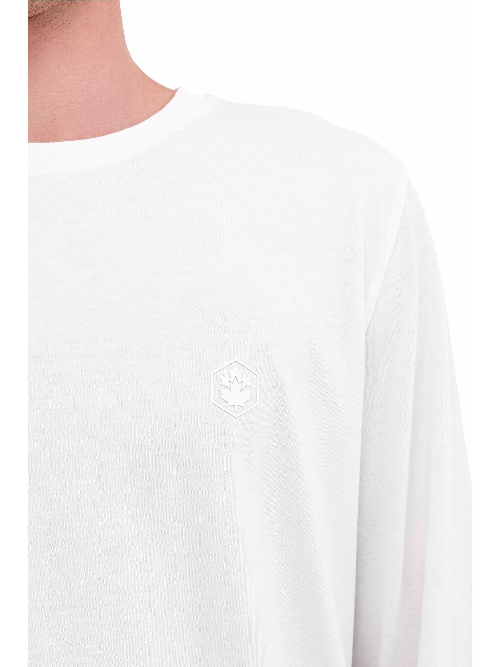 MB LOEN 14LJK-130-33 5PR Beyaz Erkek Uzun Kol T-Shirt-3