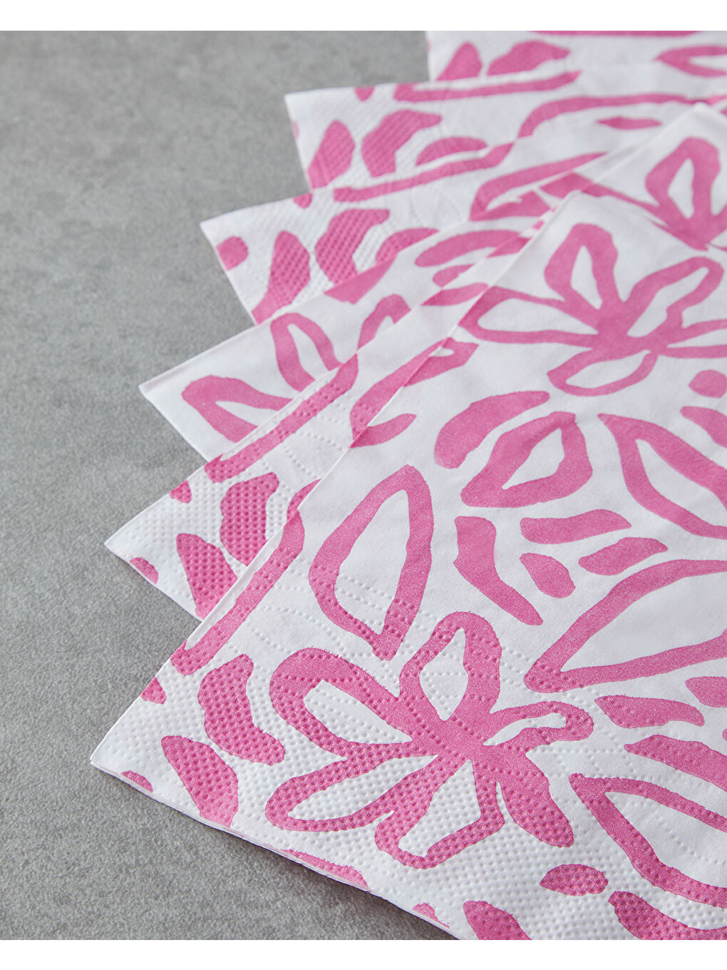 Pinkbloom Kağıt 20'li Kağıt Peçete 33x33 cm Pembe-1
