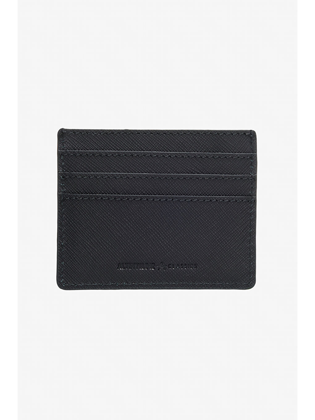 Erkek Siyah %100 Deri Kartlık