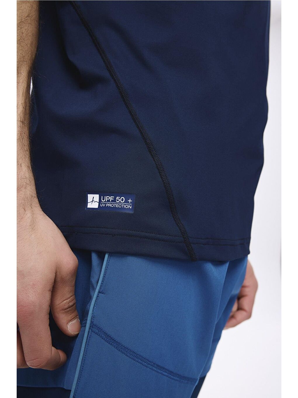 Active Erkek Lacivert Spor Tişört 5030-4