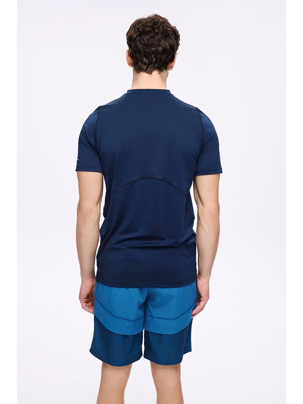 Active Erkek Lacivert Spor Tişört 5030-5