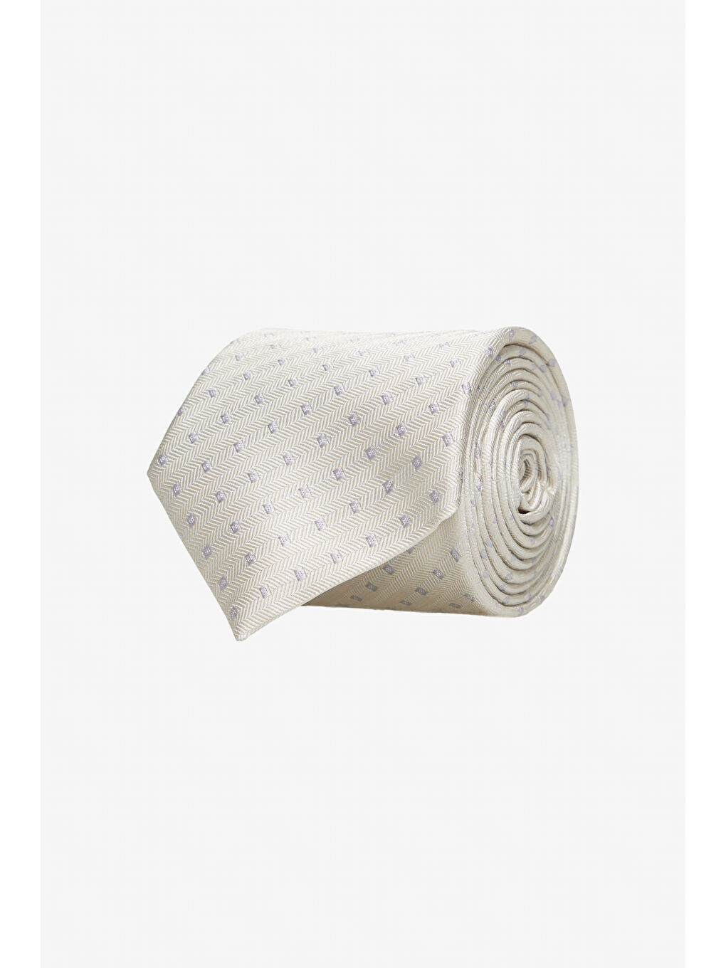 Erkek Bej Desenli Kravat