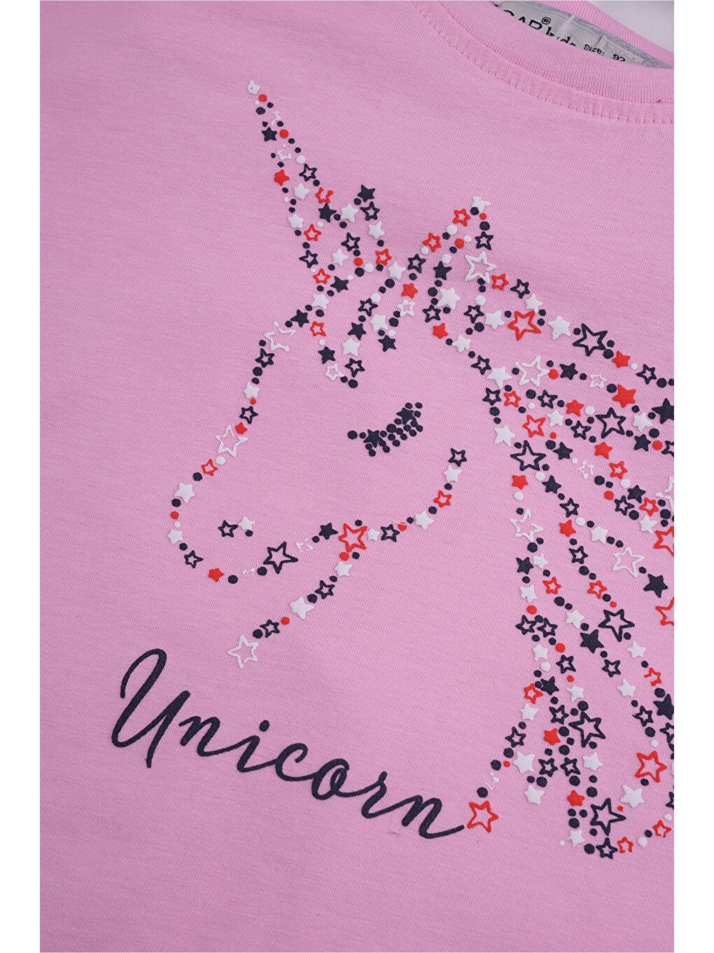 Bisiklet Yaka Yarım Kol Pembe Gri Renk Kız Çocuk Taytlı Takım-3