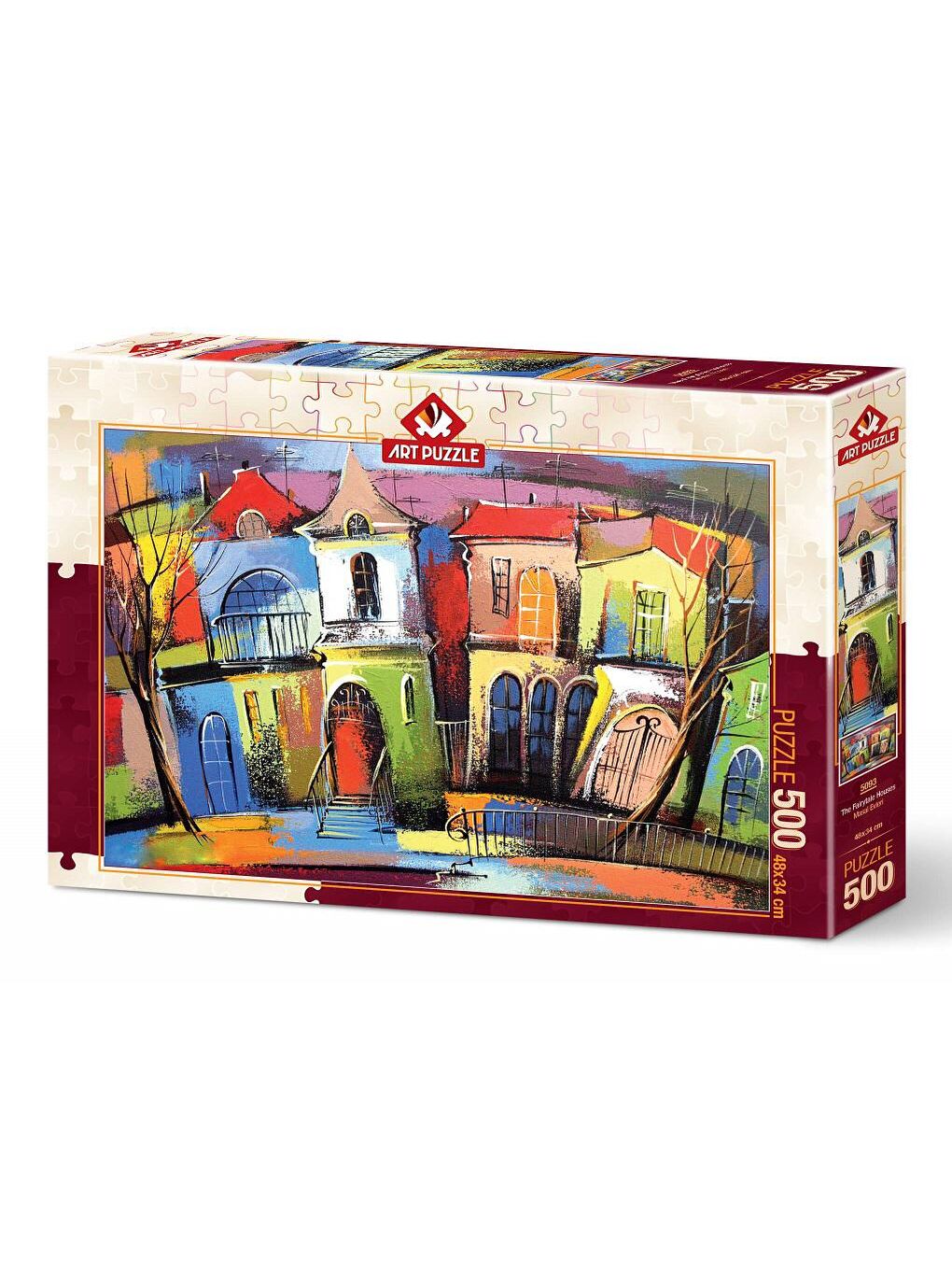 Art Puzzle Karışık 500 Parça Puzzle Masal Evi - 1