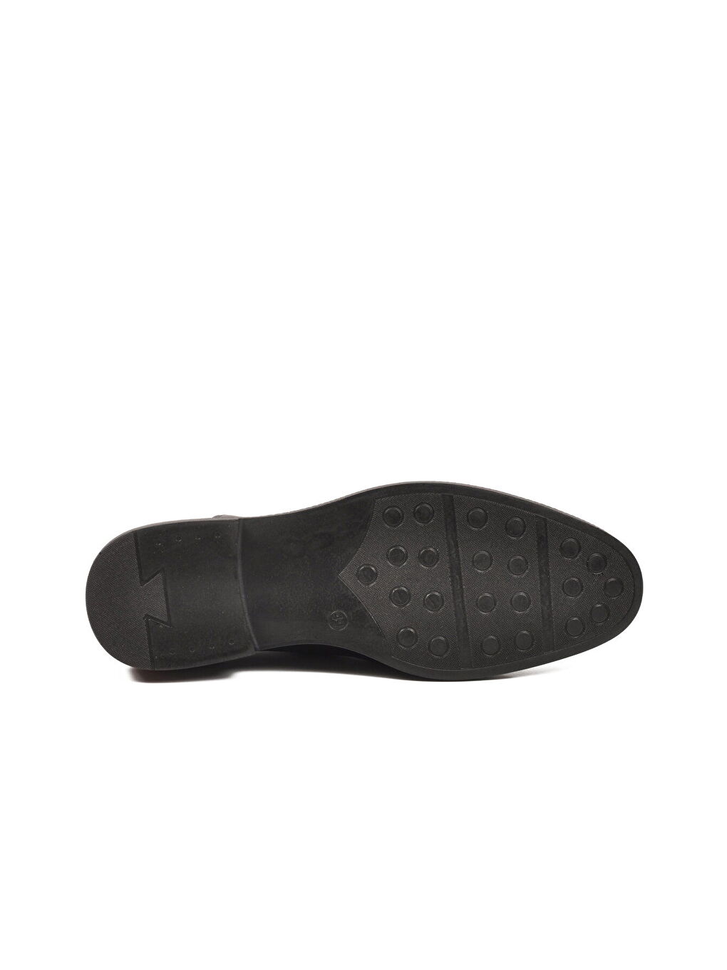 Siyah Baskılı Hakiki Deri Kaymaz Taban Erkek Klasik Ayakkabı 916 M-4