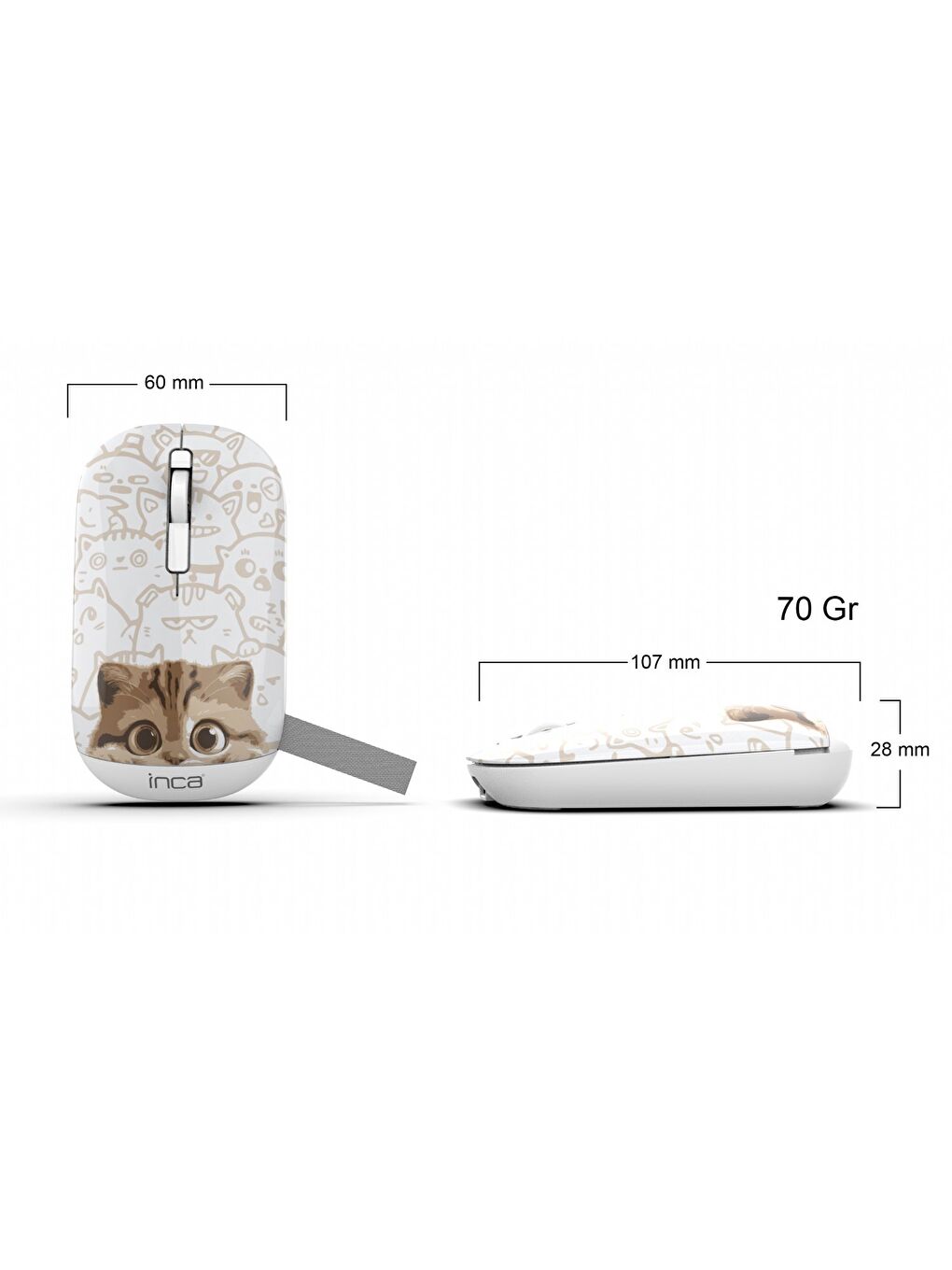 IWM-242K Bluetooth+Wireless Double Mod Rechargeable Silent Mouse-7