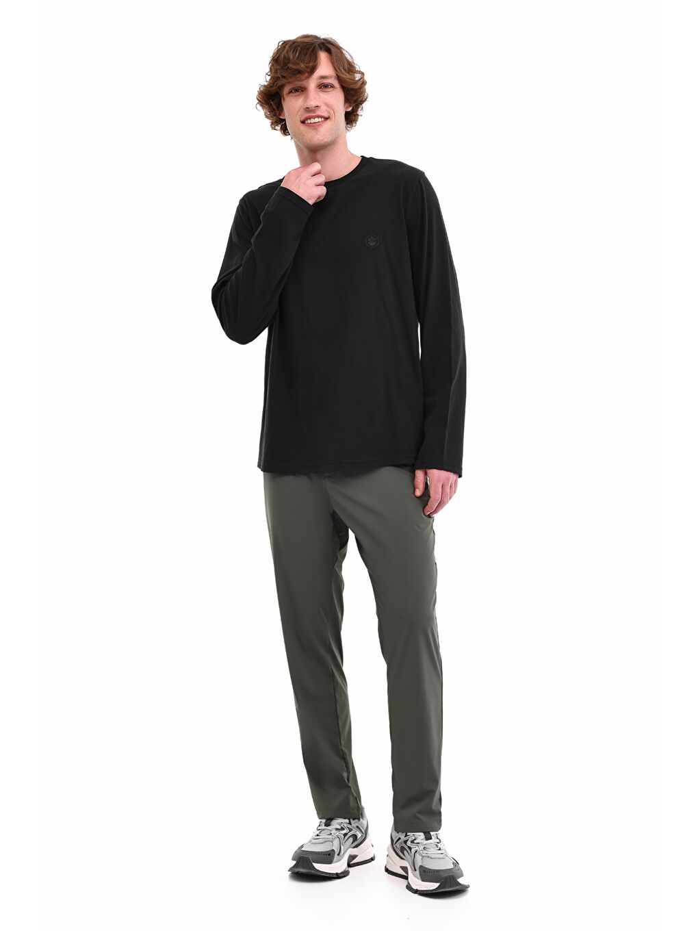 MB LOEN 14LJK-130-33 5PR Siyah Erkek Uzun Kol T-Shirt-2