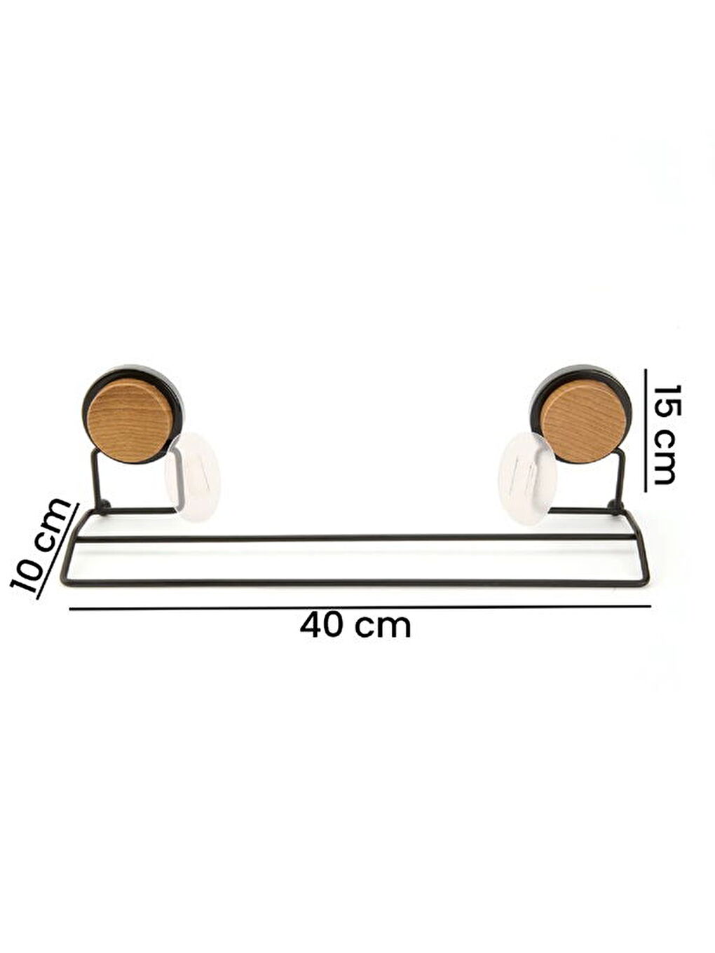 Uzun Havluluk - Siyah - 40 cm-3