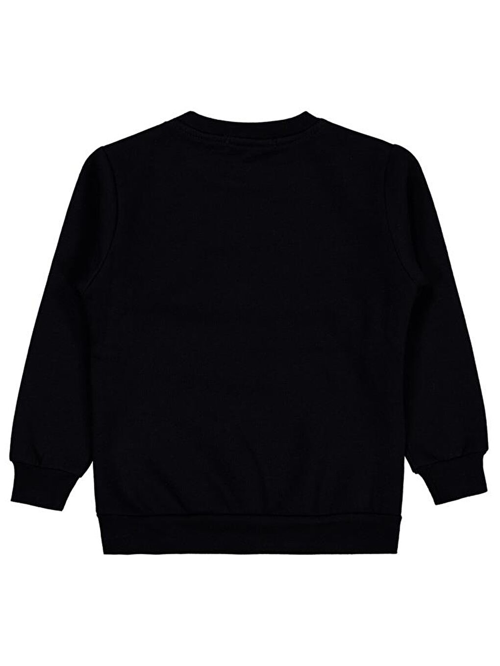 Siyah Boys Cou Race Baskılı 2-5 Yaş Sweatshirt