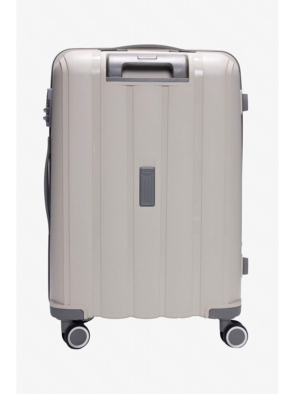 Erkek Bej Orta Boy Valiz-4