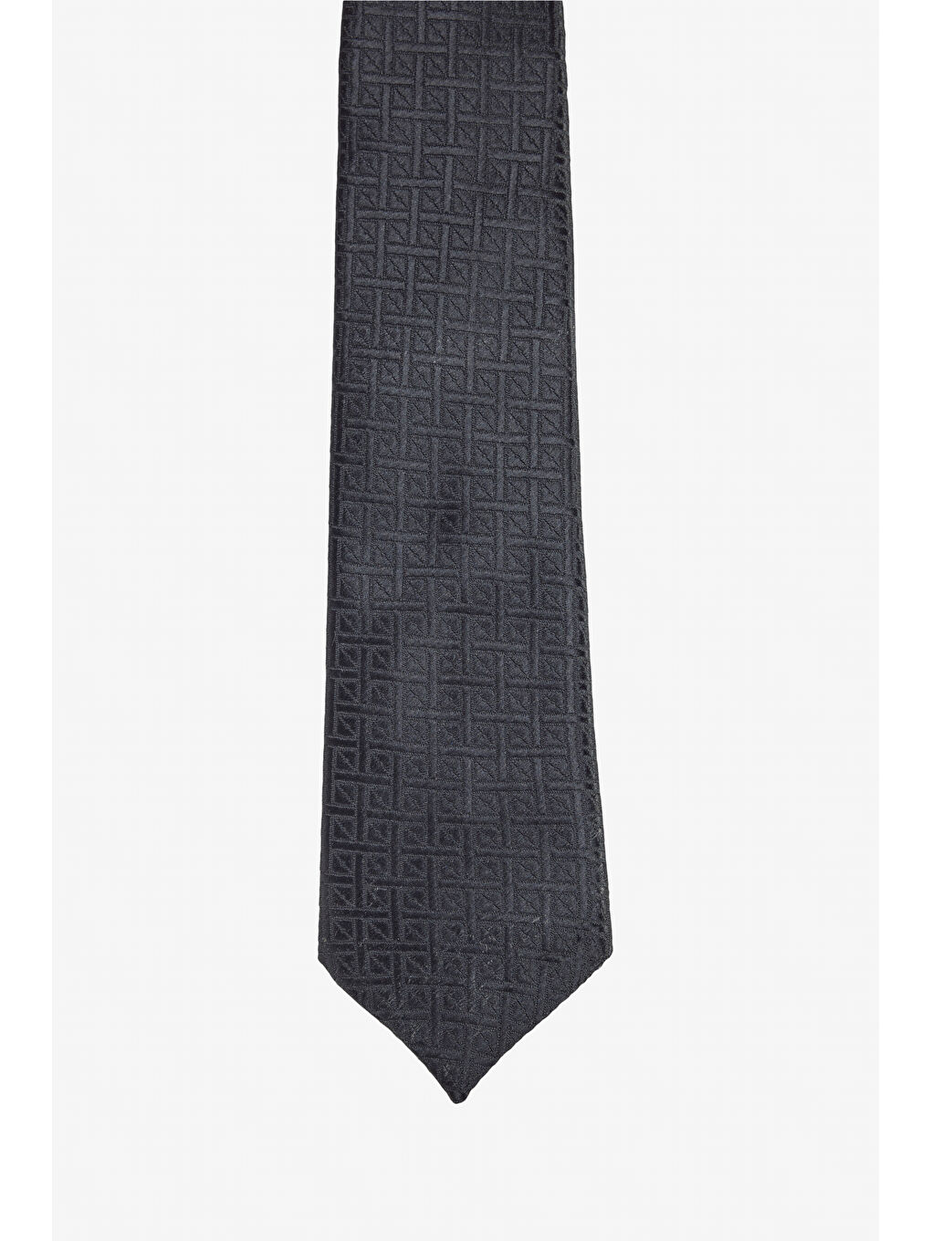 Erkek Siyah Desenli Kravat-1