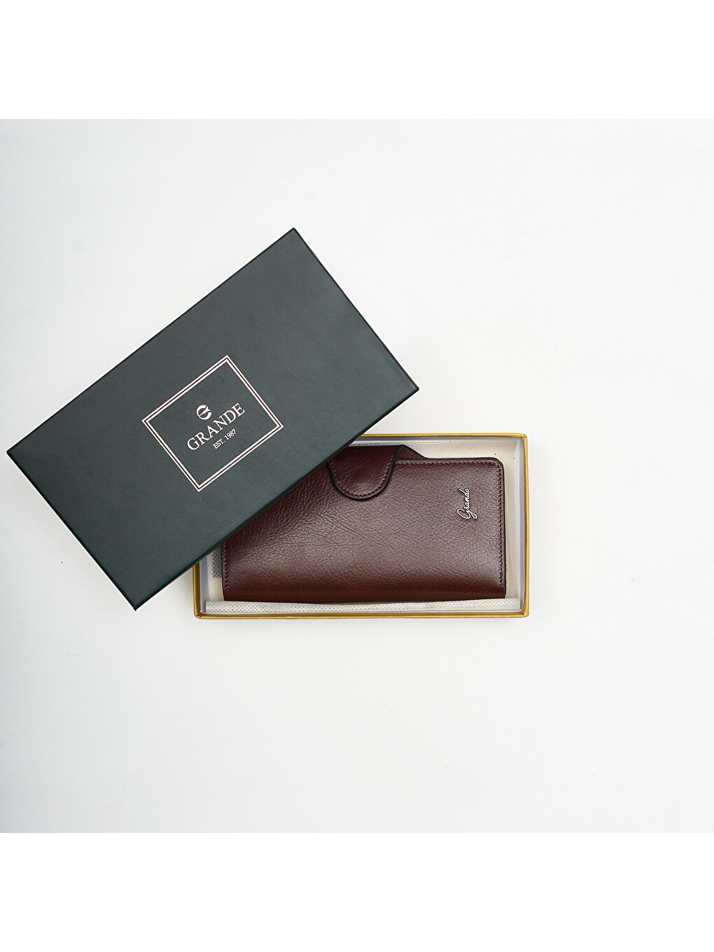 Kahverengi Unisex Cüzdan & Kartlık 2644 Deri Cüzdan Kartlık-5