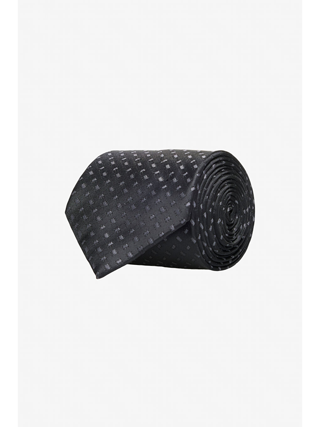 Erkek Siyah-Gri Desenli Kravat