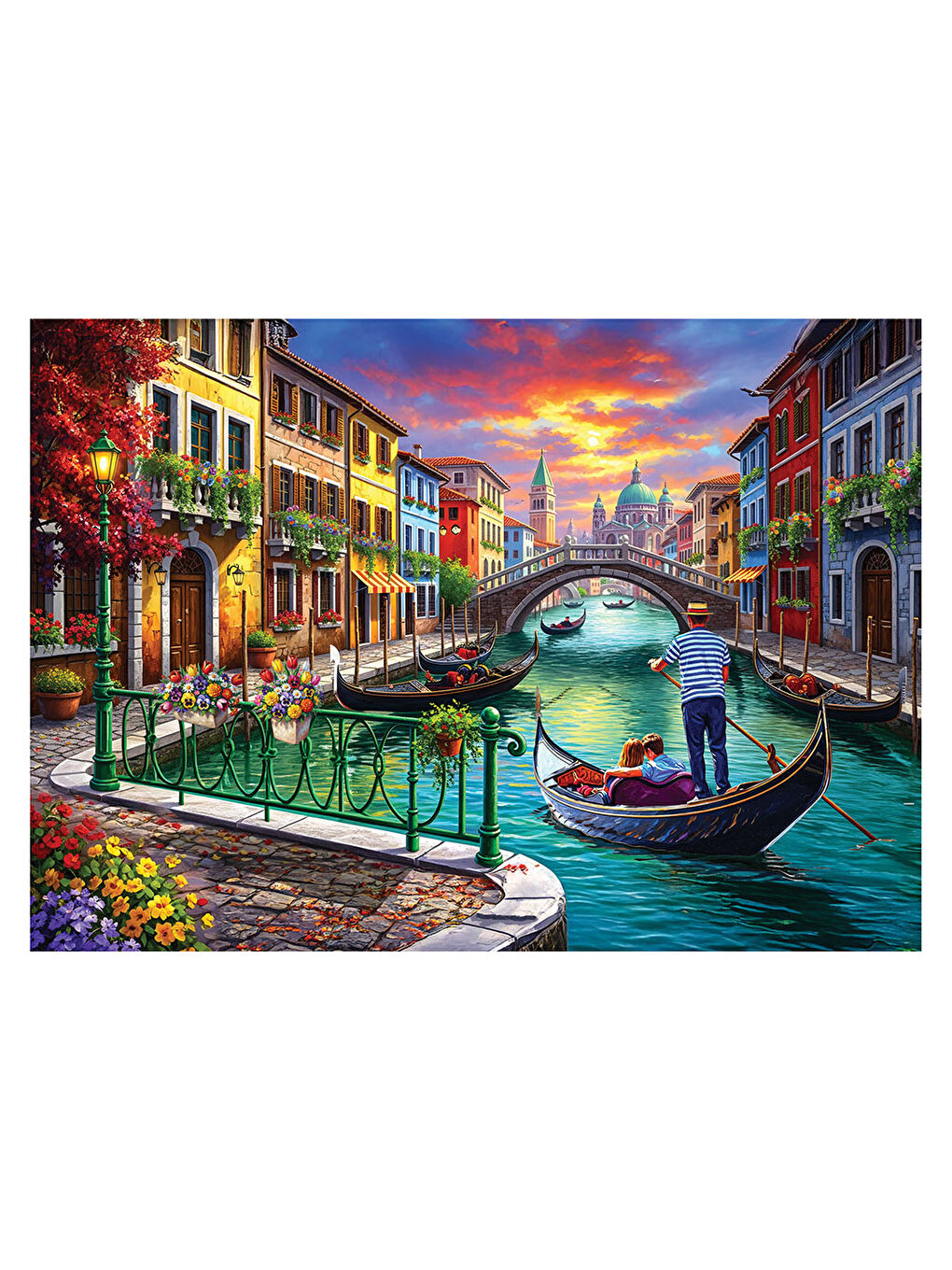 Puzzle 700 XL Parça Gondola Nera 2709-1