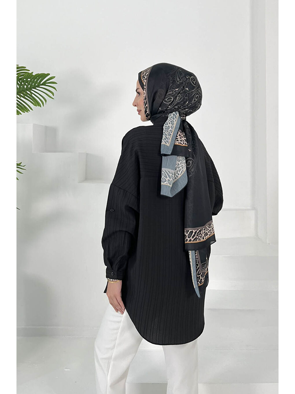 Tek Cepli Tunik Siyah - 27018-4