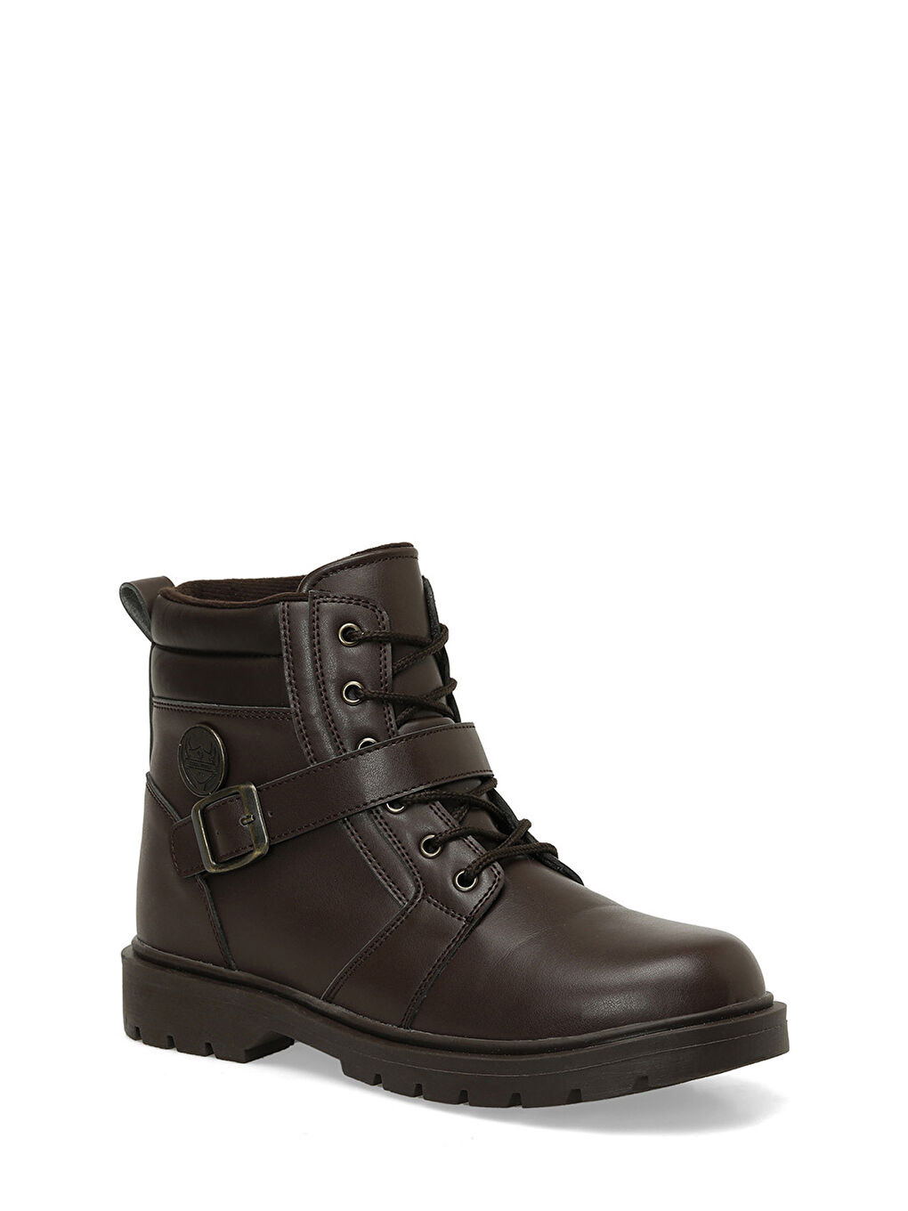 SIMO G 4PR Kahverengi Erkek Çocuk Biker Bot-1