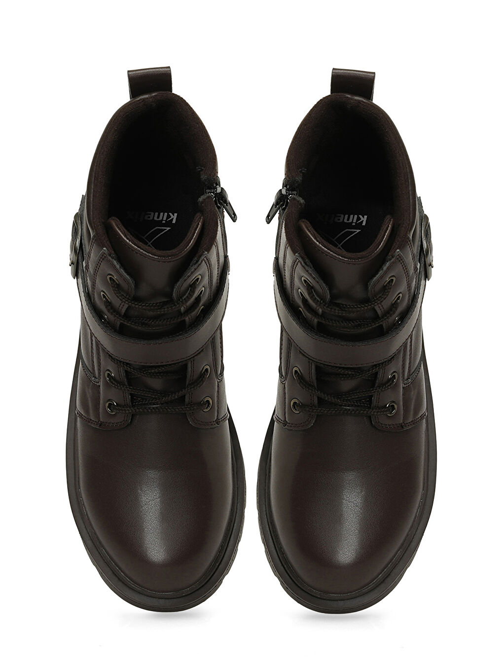 SIMO G 4PR Kahverengi Erkek Çocuk Biker Bot-3