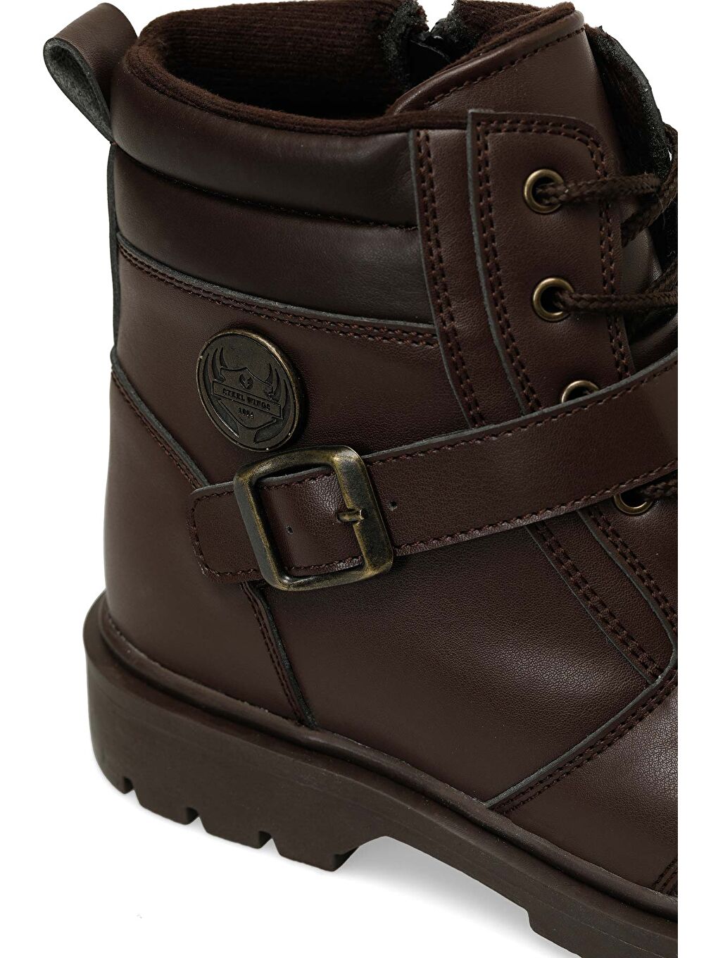 SIMO G 4PR Kahverengi Erkek Çocuk Biker Bot-6