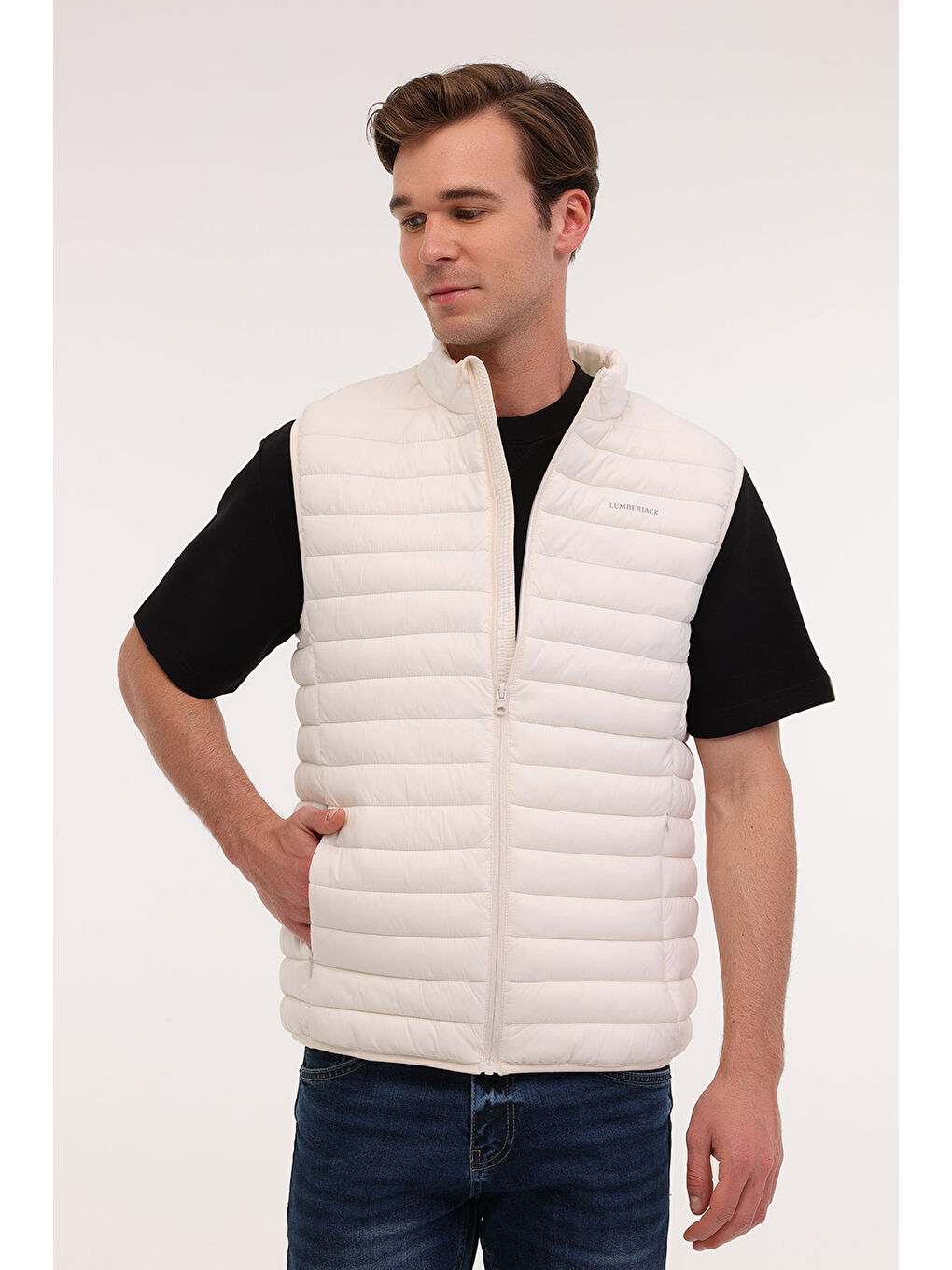 Bej ML STAR 4WEST 5PR Ekru Erkek Yelek