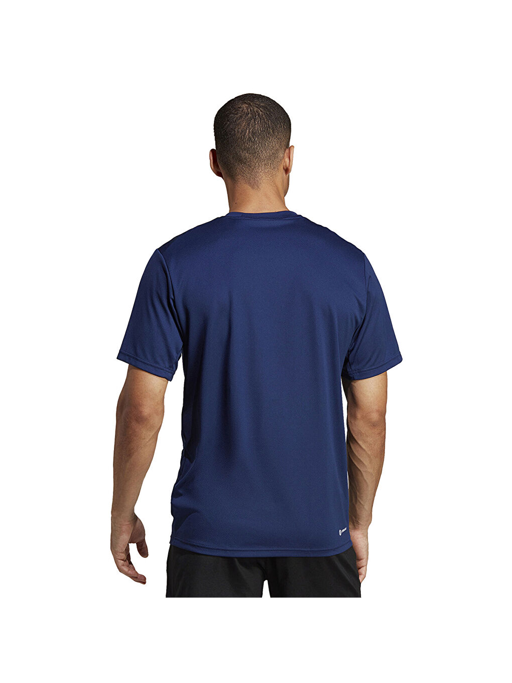 Training Essentials Base Erkek Lacivert Yuvarlak Yaka Tişört-1