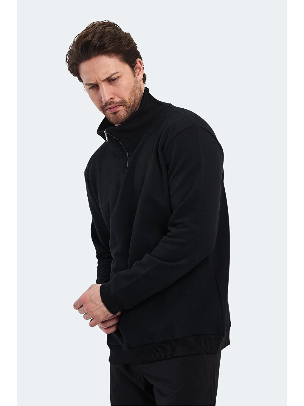 SLAZENGER Siyah KERMAN I Erkek Sweatshirt Siyah - 3