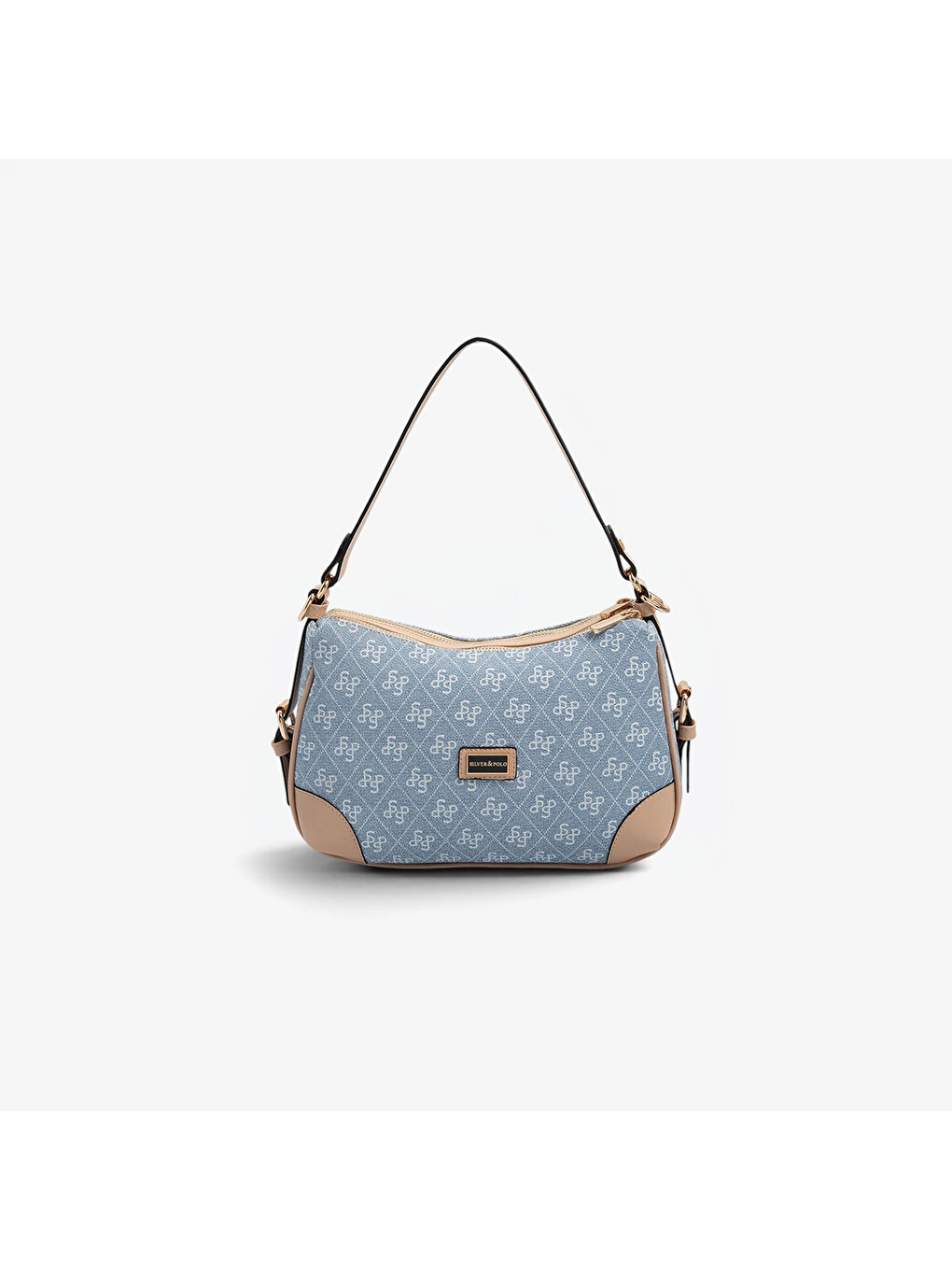 Lacivert Kadın SP1269-M178 SILVER POLO Omuz Çantası Mavi-Ten