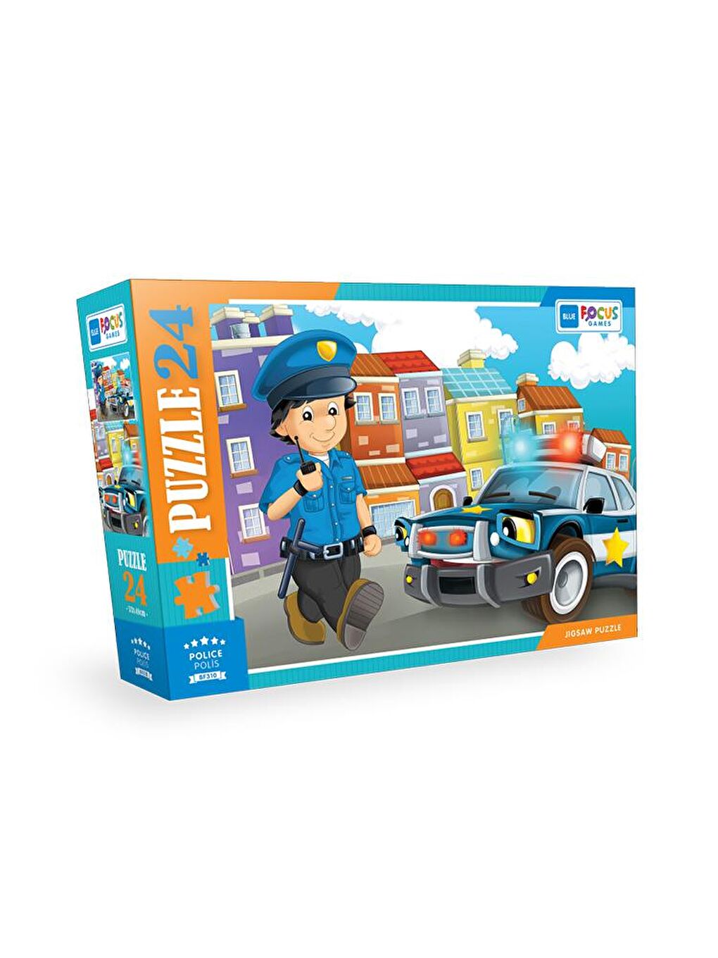 Blue Focus 24 Parça Puzzle - Polis (Police)