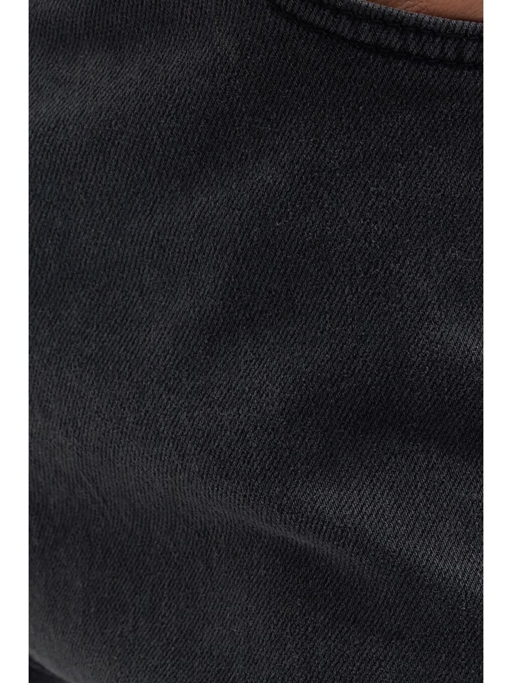 Erkek Regular Fit Bol Kesim Denim Yıkamalı Efektli Esnek Gri Jean Pantolon-5