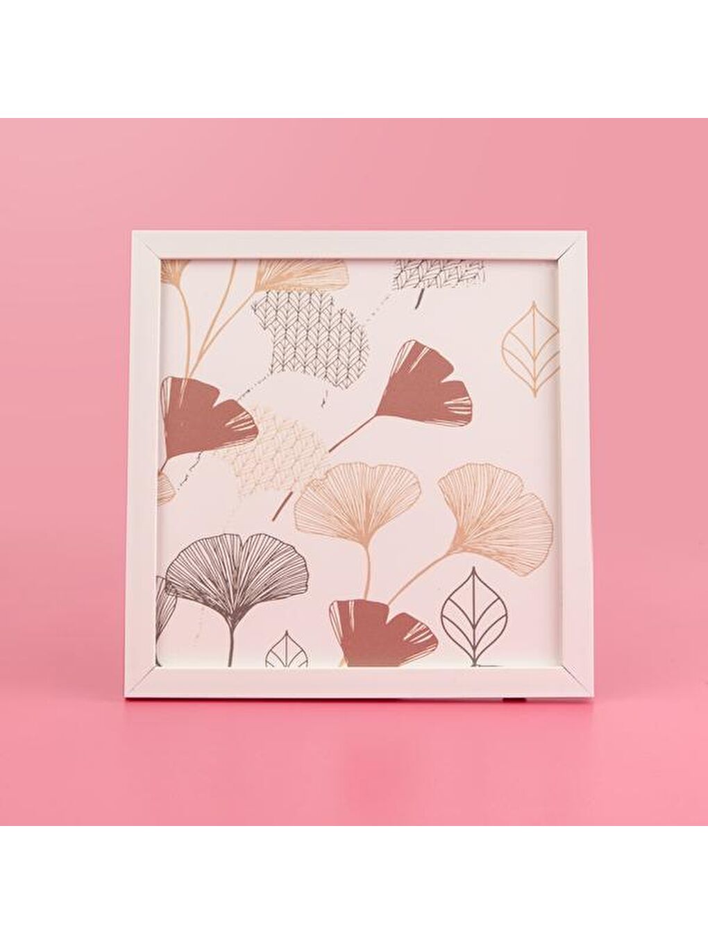 Pembe Deco Melagne Tablo - Somon - 30x30 cm-2